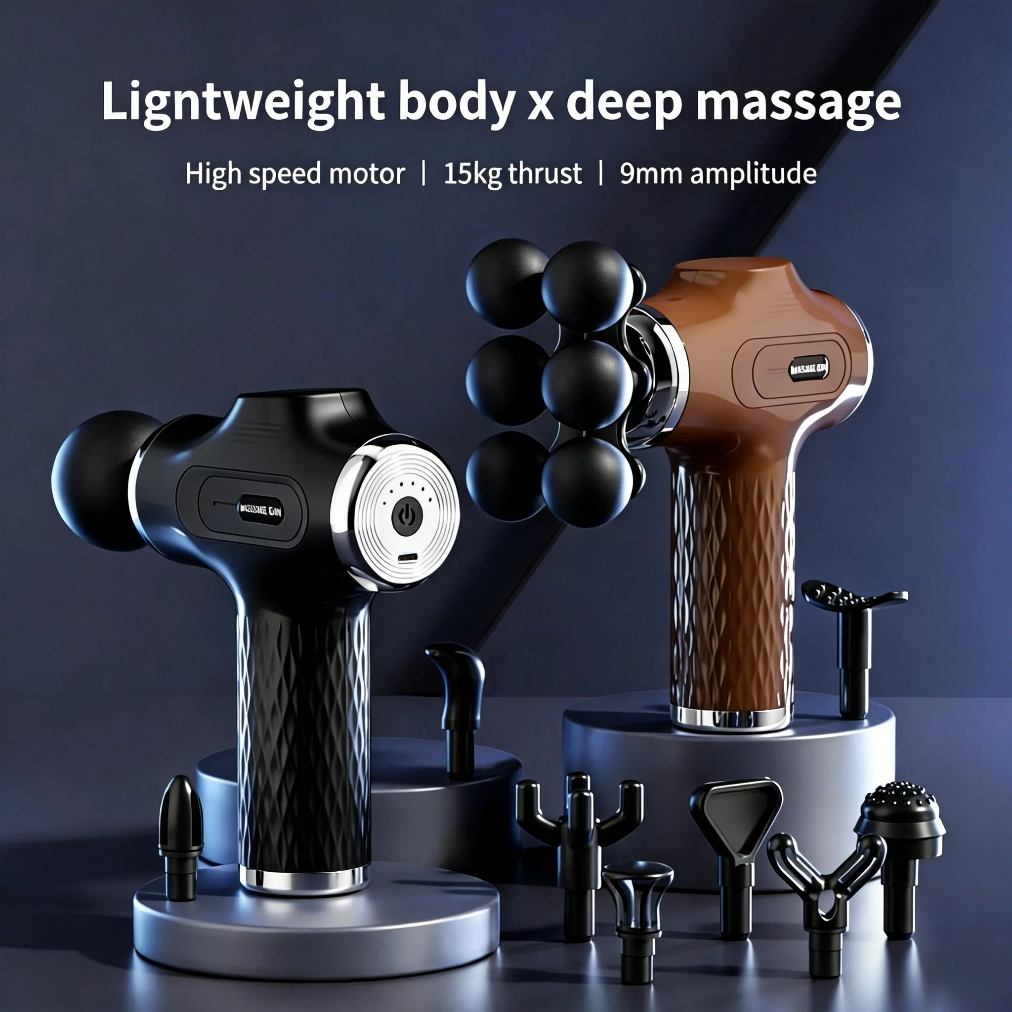 Health Wellness Massage - 10 head massage gun muscle relaxation