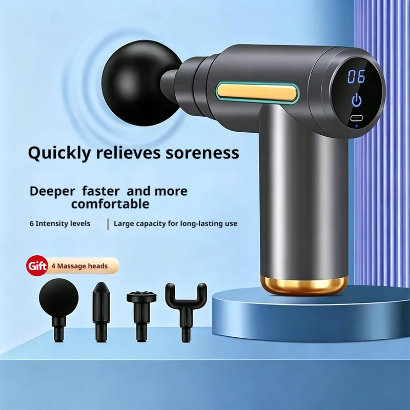 Health Wellness Massage - 6 Speed Mini Electric Fascia Gun