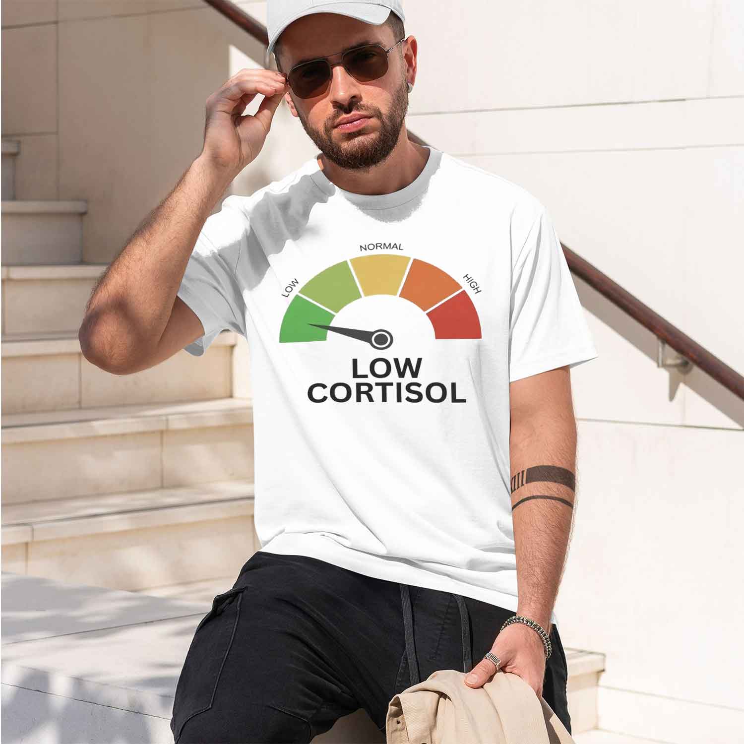 Causal Style Men's T-Shirt Low - Health Wellness Gifts For Men 评论和价格