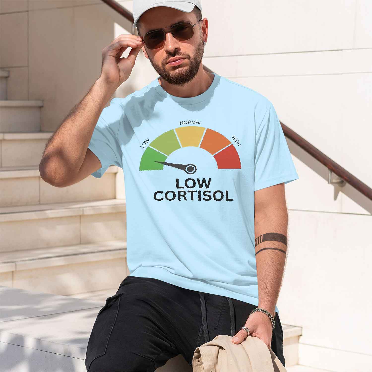 Causal Style Men's T-Shirt Low - Health Wellness Gifts For Men 评论和价格