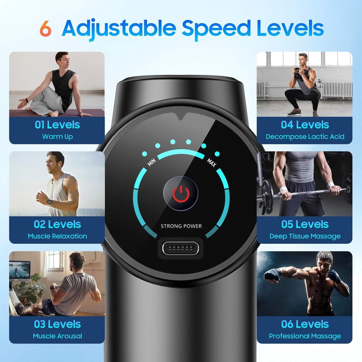 New Deep Tissue Massage Gun Po - Health Wellness Massage 评论和价格