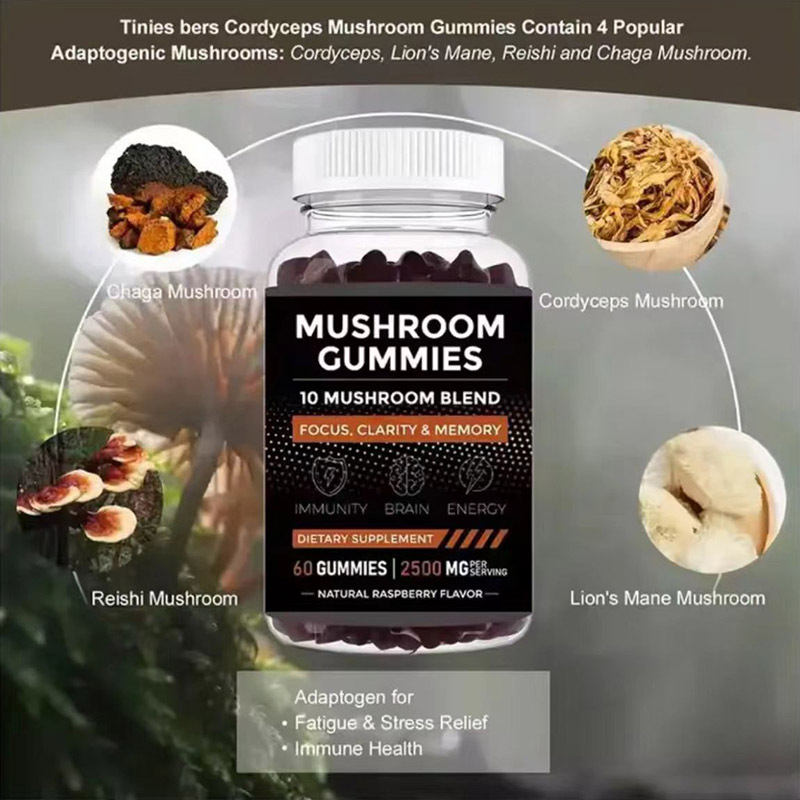 Mushroom Gummies Supports Immu - Health Wellness Gummies 评论和价格